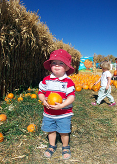 A family Pumpkin Patch