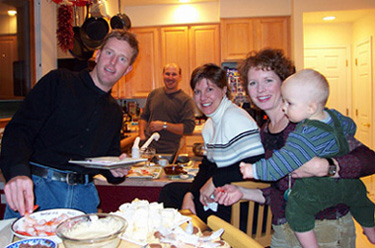Christmas Eve 2002 - all the gang